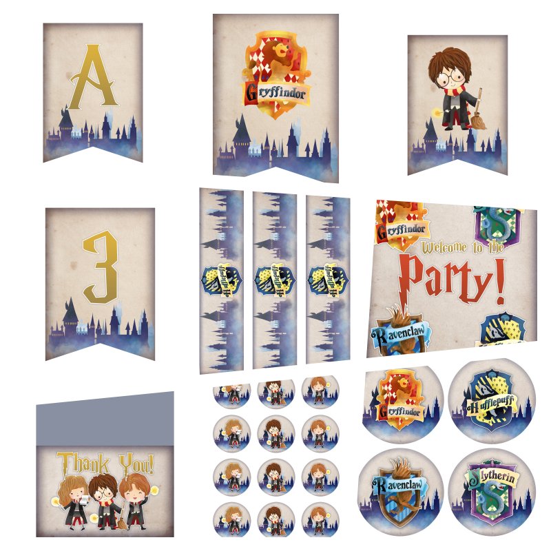 festa harry potter diy