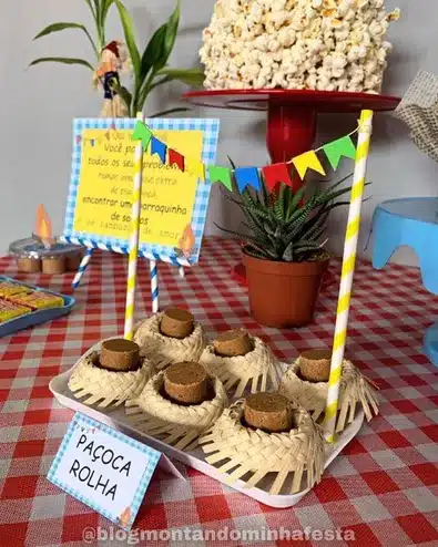 decoração junina rústica