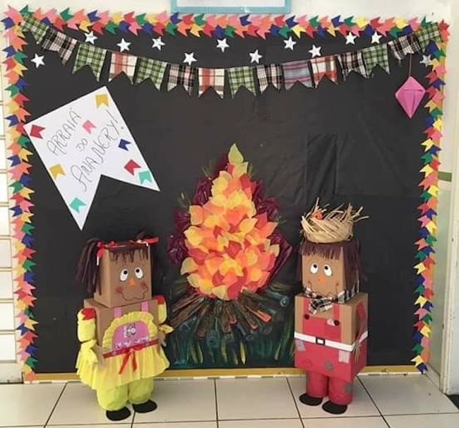 ideias criativas de decoração de festa junina para escolas