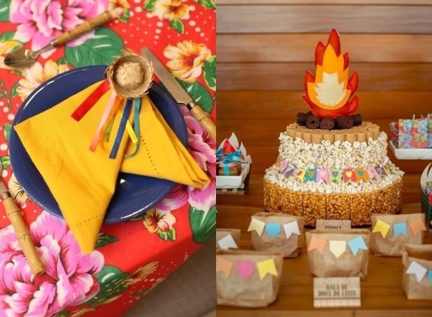 ideias criativas de decoração de festa junina para escolas