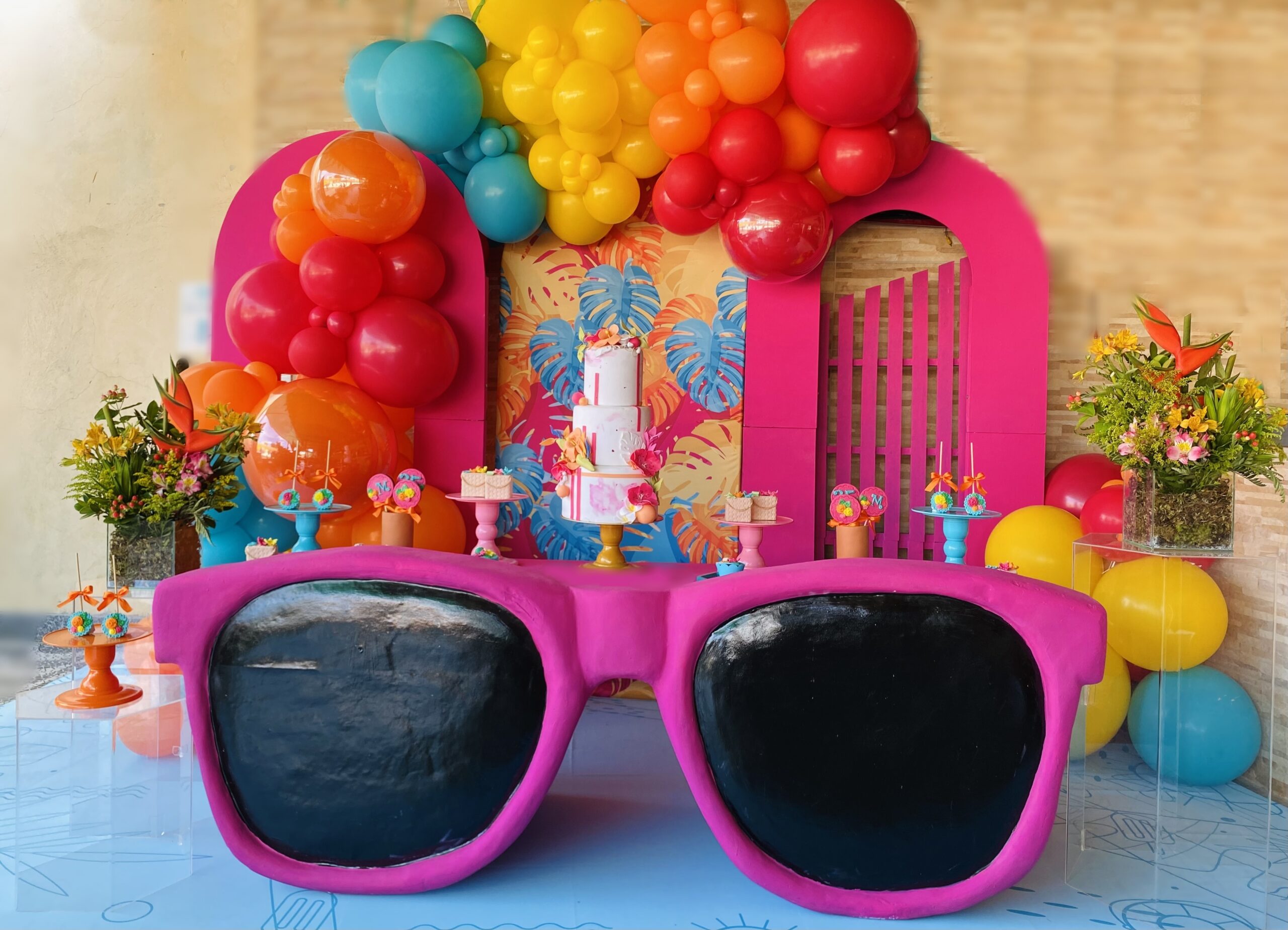 pool party decoração simples