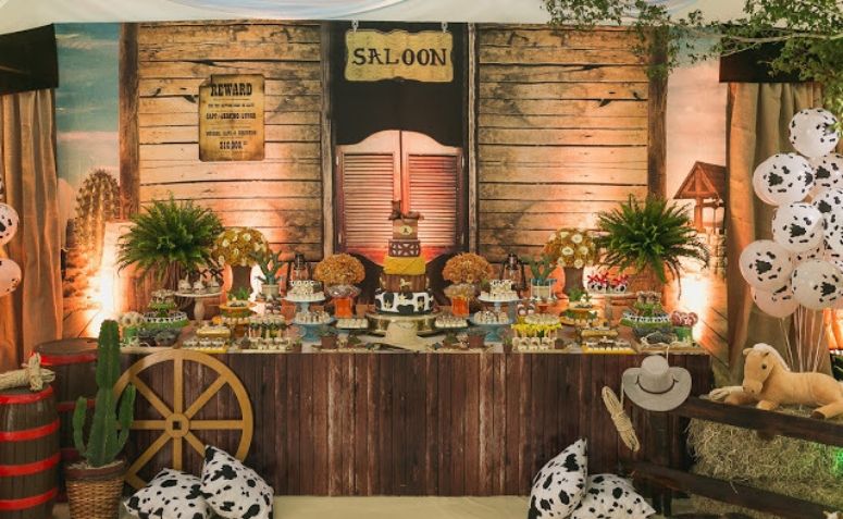 festa sertaneja decoração