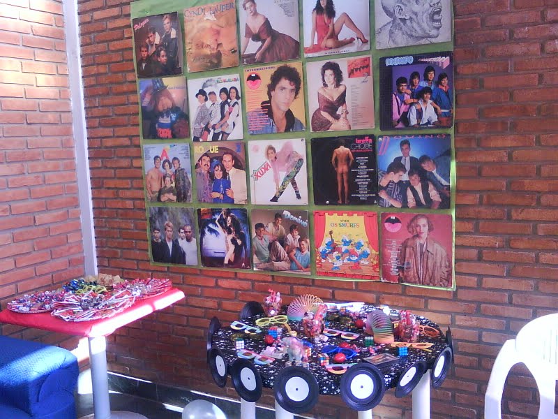 festa tema anos 80 decoração