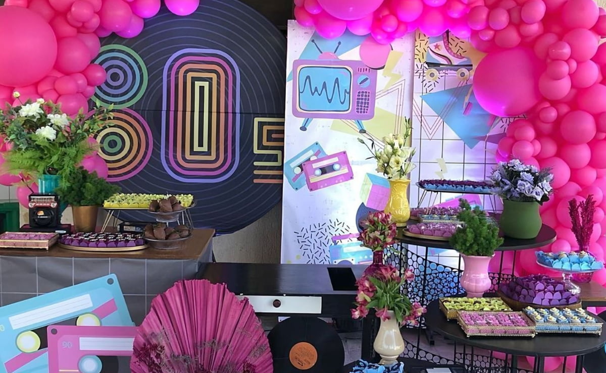 quanto custa decorar festa anos 80