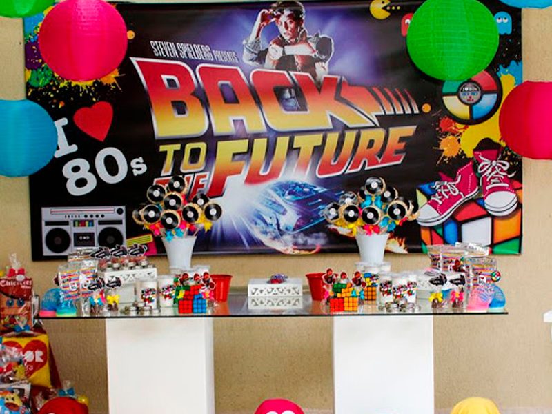 melhores ideias decoração festa anos 80