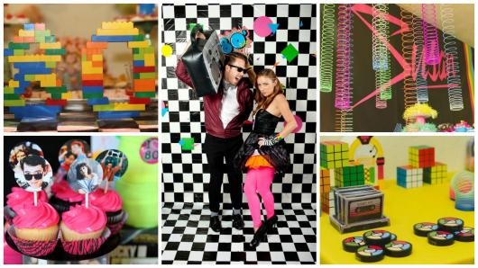 erros comuns decoração festa anos 80 evitar