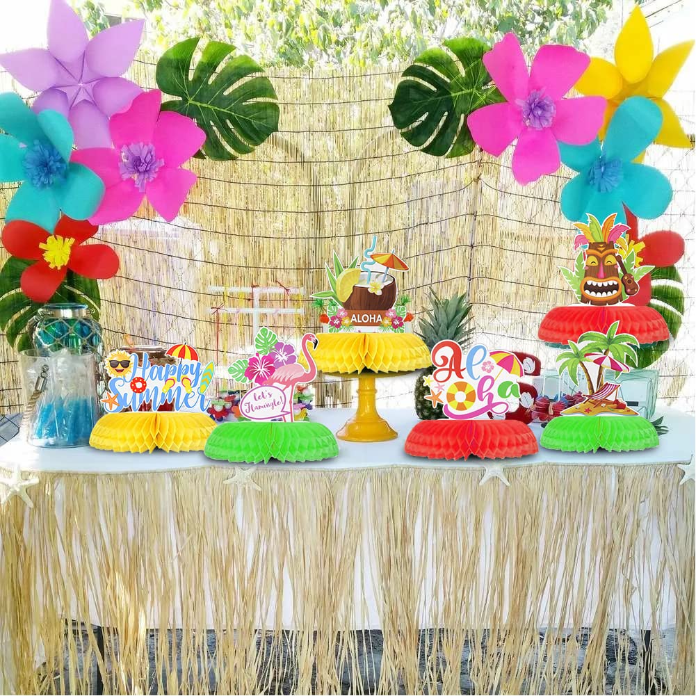 ideias de decoração festa tropical barata