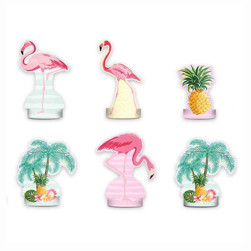 decoração flamingo rosa