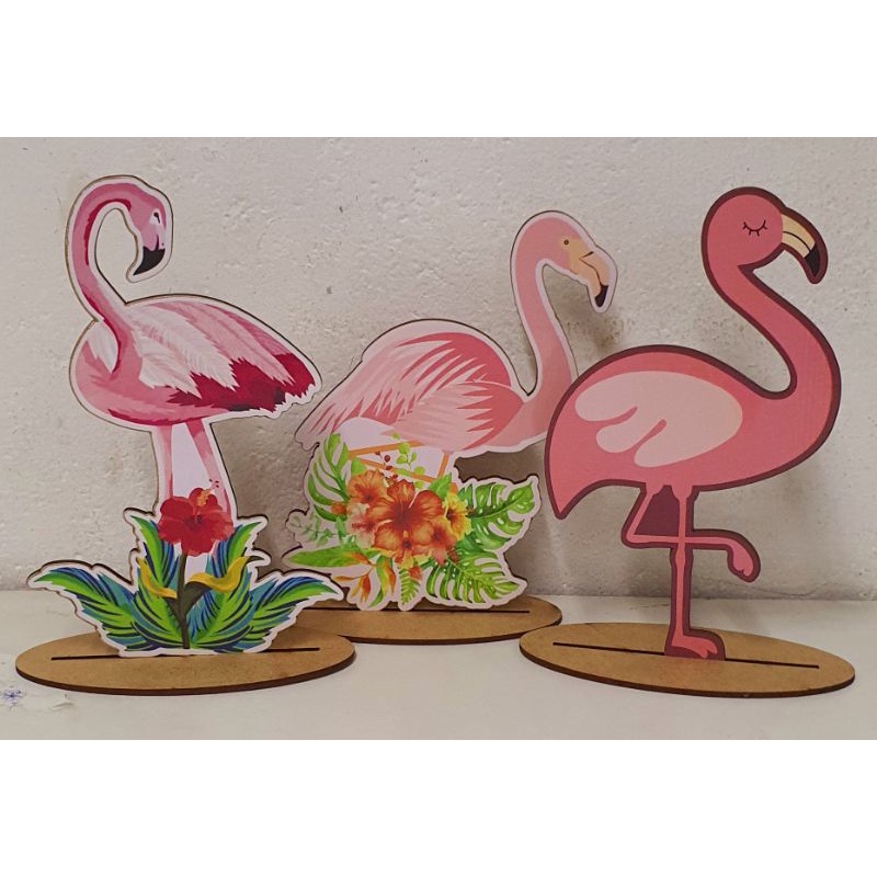 decoração flamingo rosa