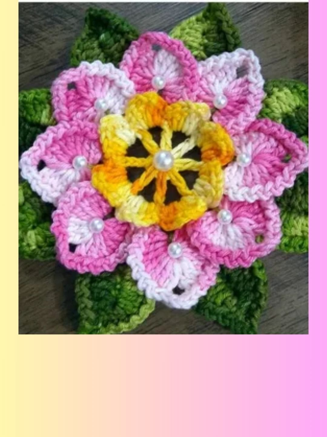 flor de crochê fácil e rápida