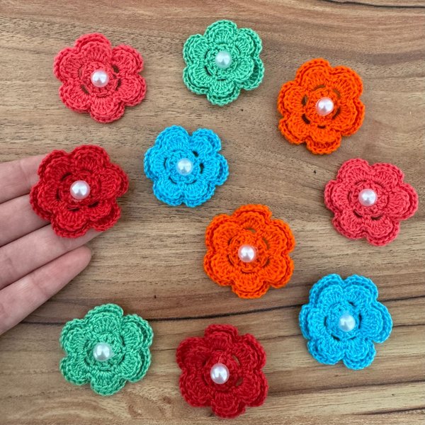 Além da Flor Real: Outros Modelos de Flores de Crochê Realistas para Decorar