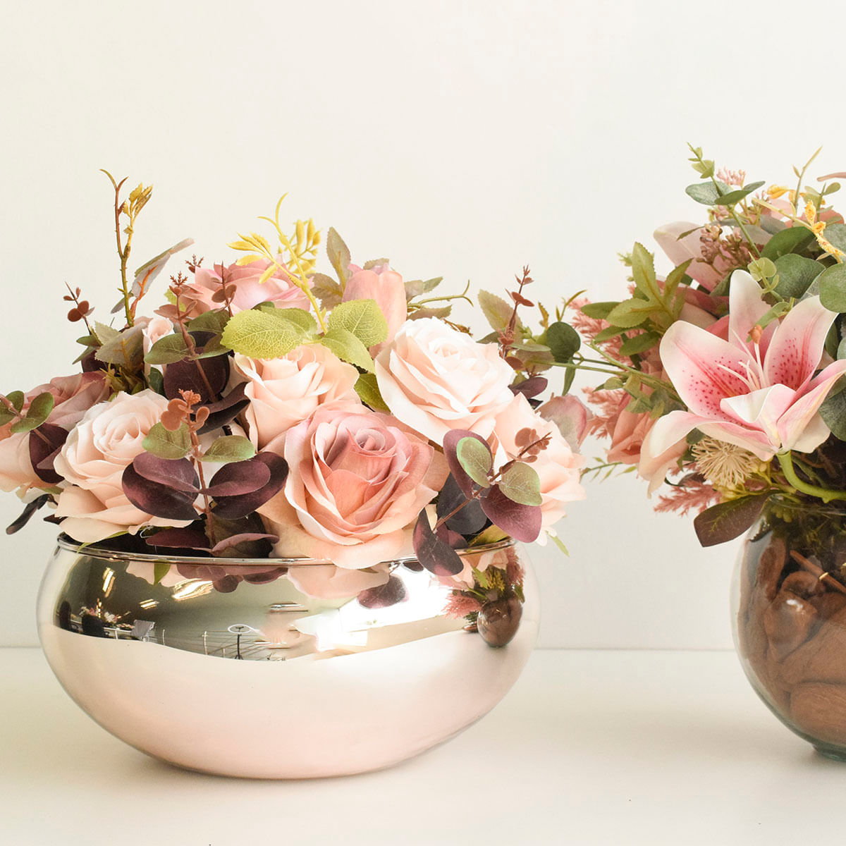 flores artificiais que parecem reais
