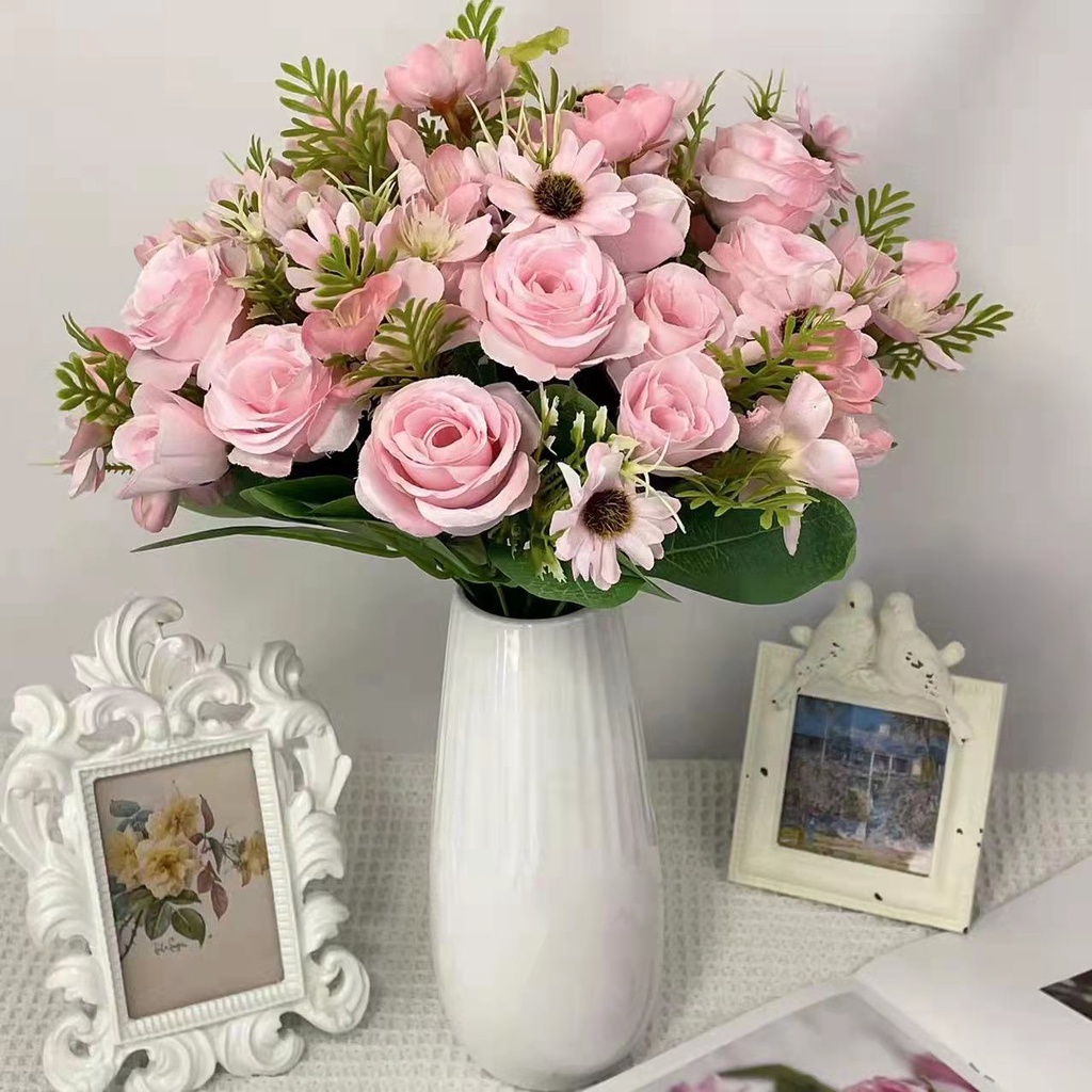 flores artificiais para sala