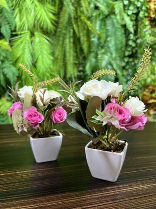 flores artificiais para cozinha