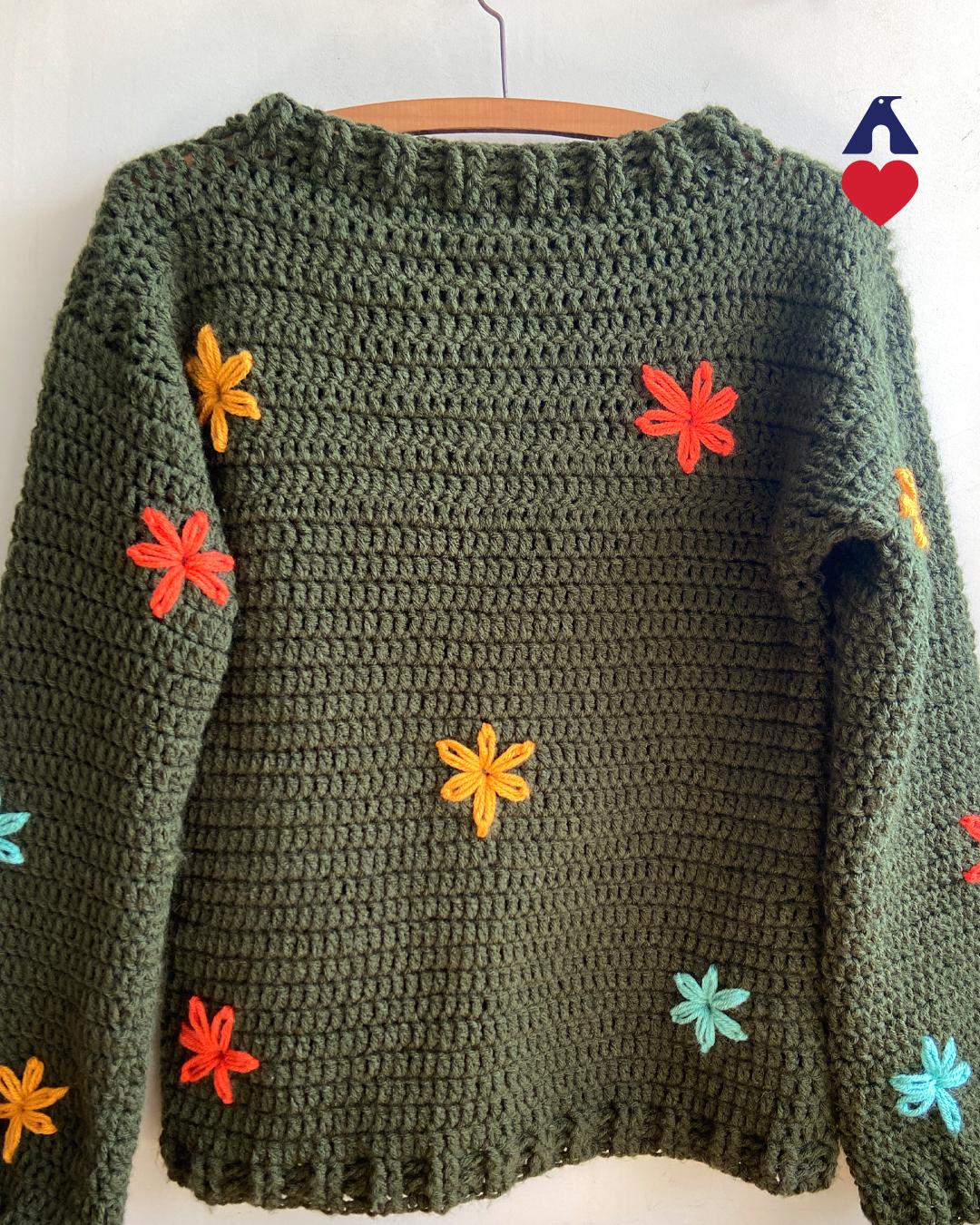flores de croche para aplicação em blusas