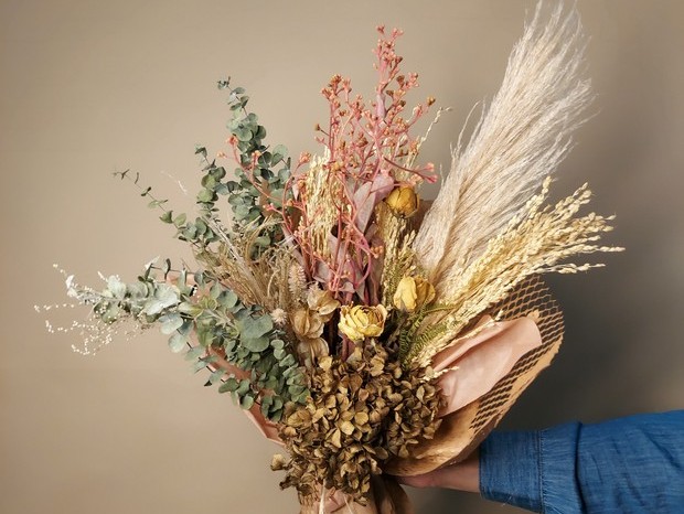 onde comprar flores secas baratas para decoração