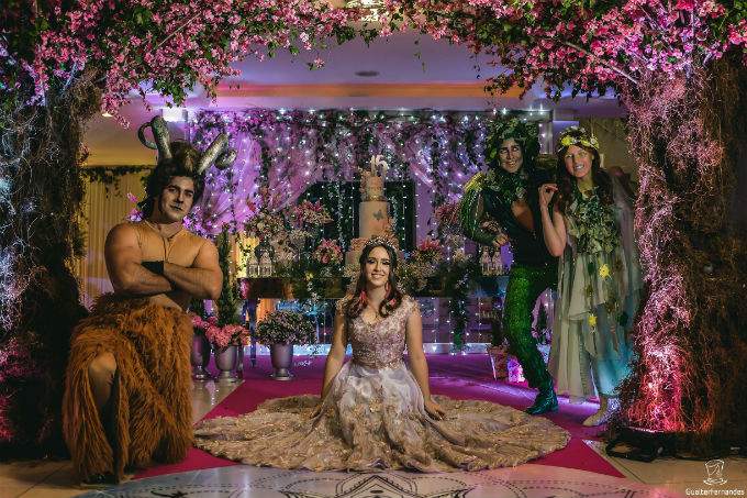 como fazer centro de mesa cogumelo floresta encantada