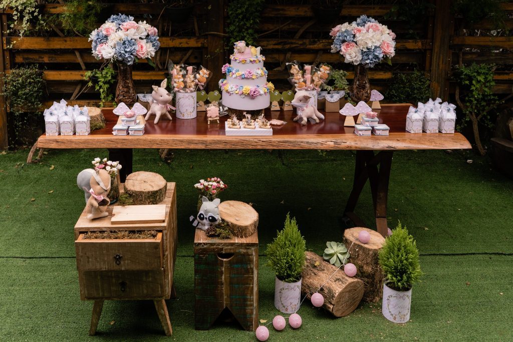 como fazer centro de mesa cogumelo floresta encantada