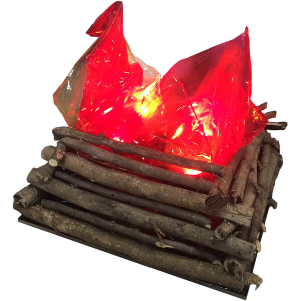 fogueira artificial de led vs fogueira de papelão qual escolher