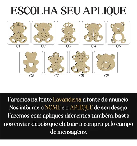 fonte para chá de bebe