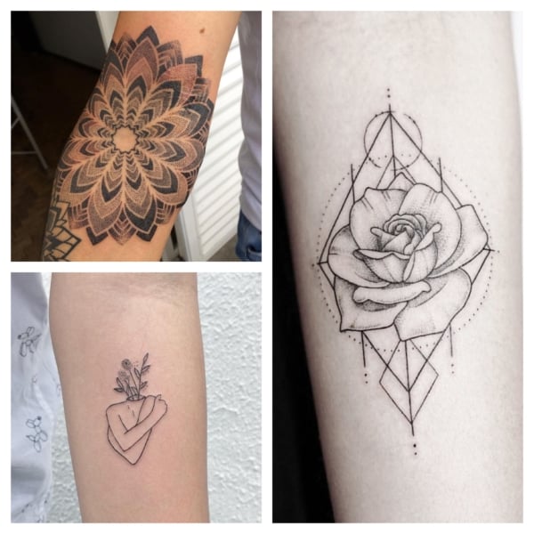 tatuagem geométrica