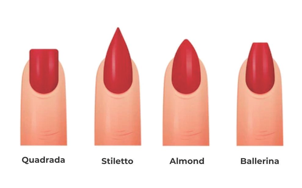 unha bailarina vs stiletto