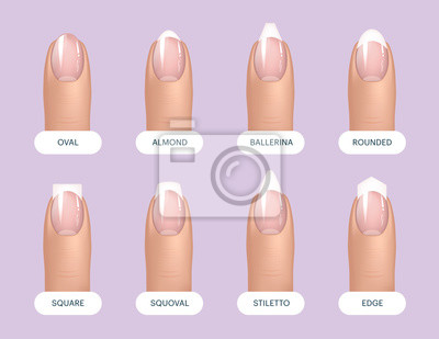 melhores formatos de unhas naturais para mãos pequenas