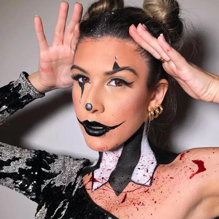 maquiagem de halloween criativa
