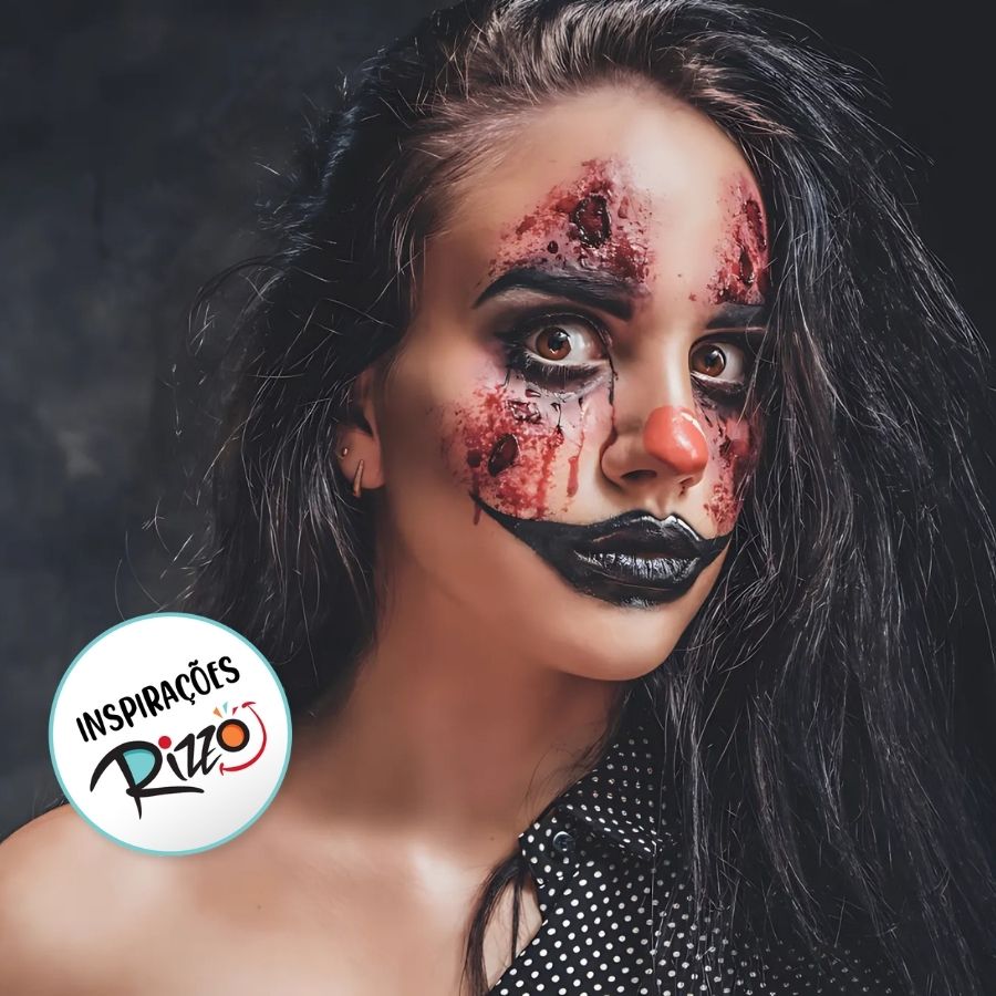 maquiagem de halloween clássica