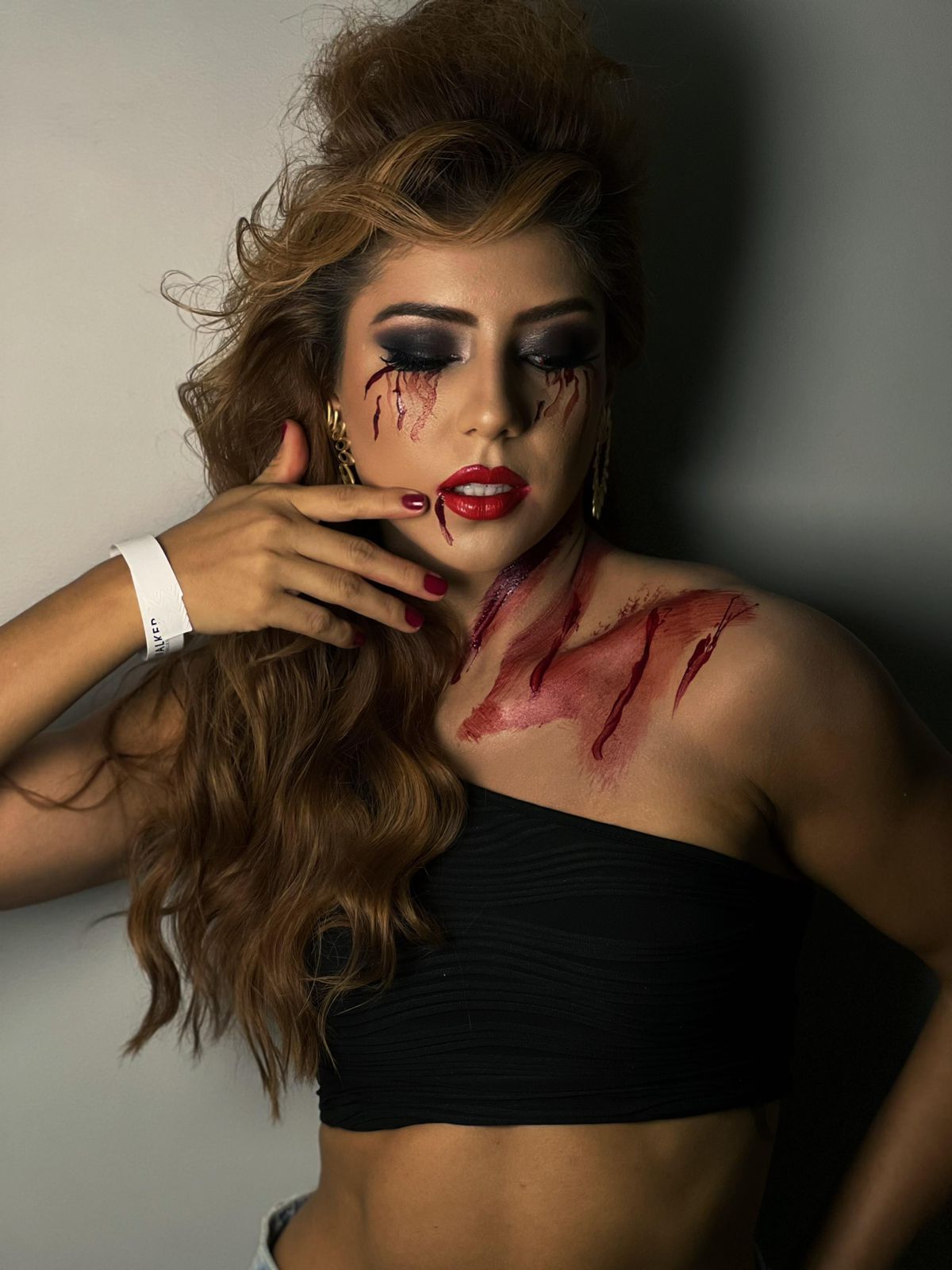 maquiagem de halloween palhaço