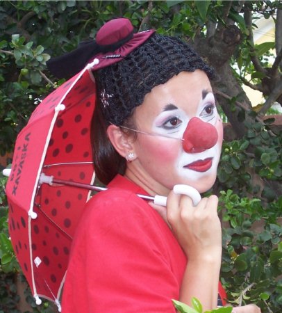 maquiagem de palhaço Pierrot