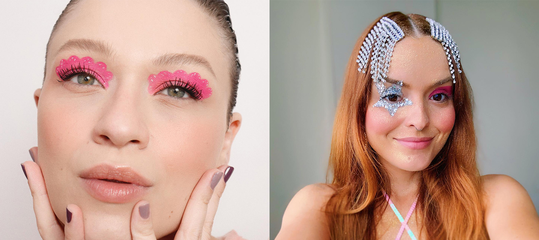 foto de maquiagem para carnaval