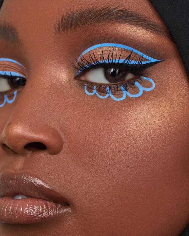 maquiagem de carnaval com glitter vs pedraria