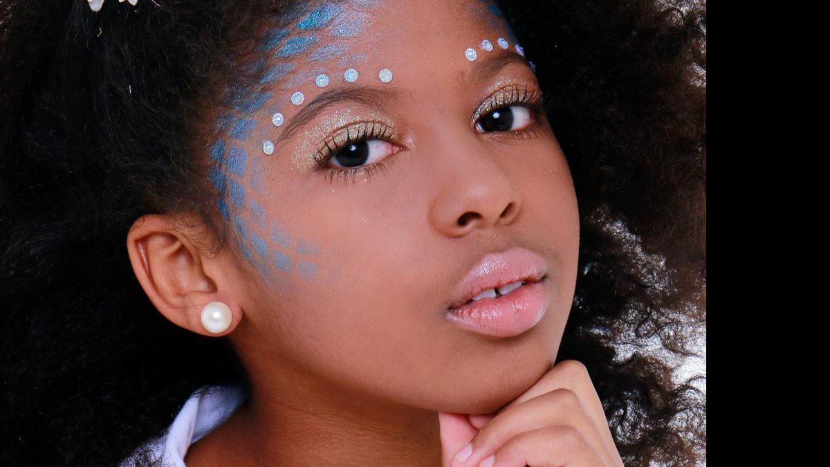 foto de maquiagem para criança