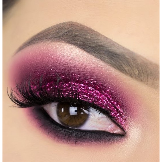 foto de maquiagem rosa para formatura