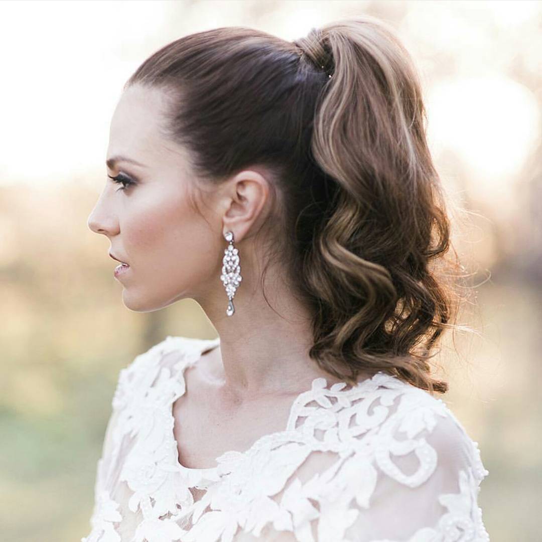 penteado rabo de cavalo elegante
