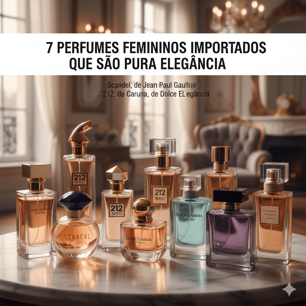 perfume importado com notas de baunilha