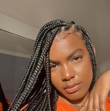 tranças afro no cabelo todo fotos