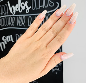 inspiração unhas de fibra de vidro decoradas
