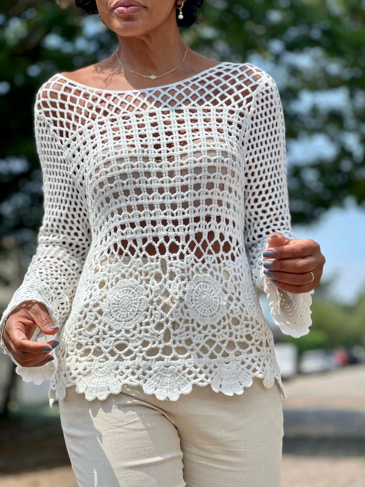 Looks de Verão com Blusa de Crochê: 5 Combinações Infalíveis