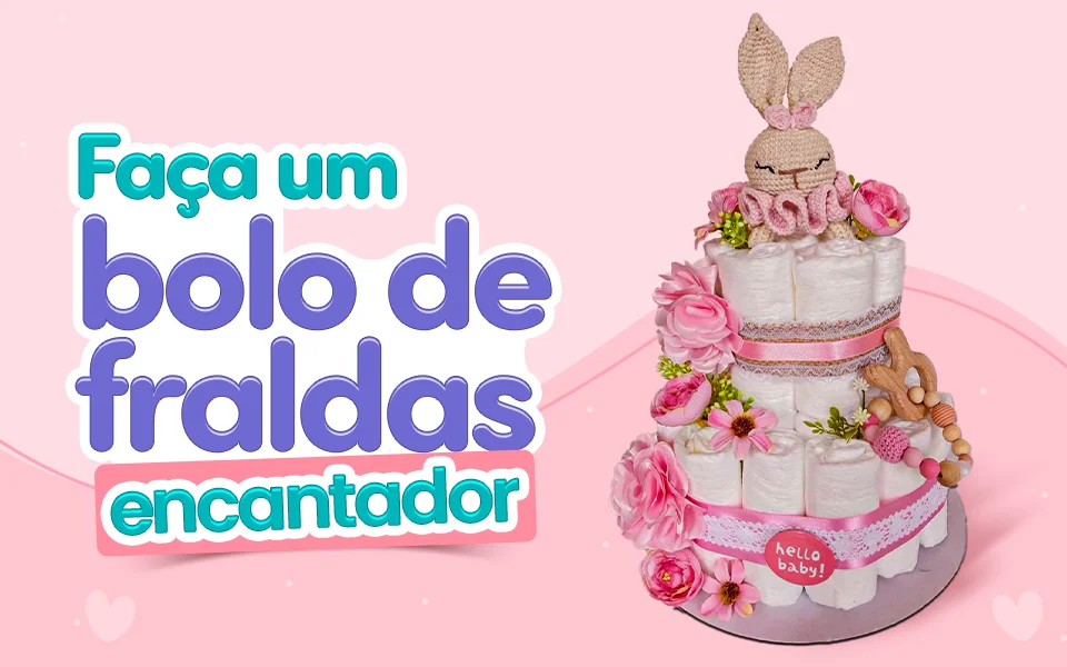 fotos de bolo de fraldas para cha de bebe