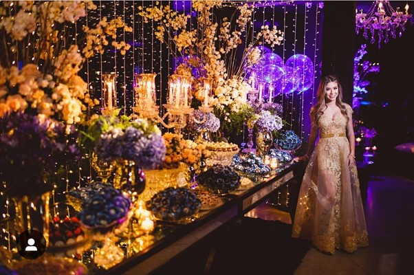 decoração festa 15 anos tema balada neon