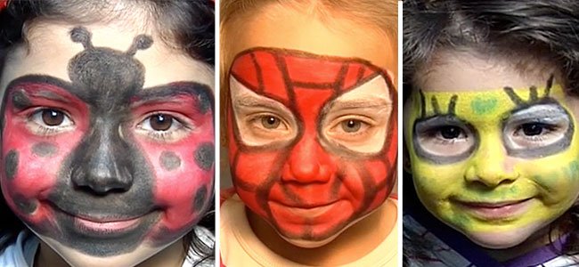 fotos de maquiagem de criança