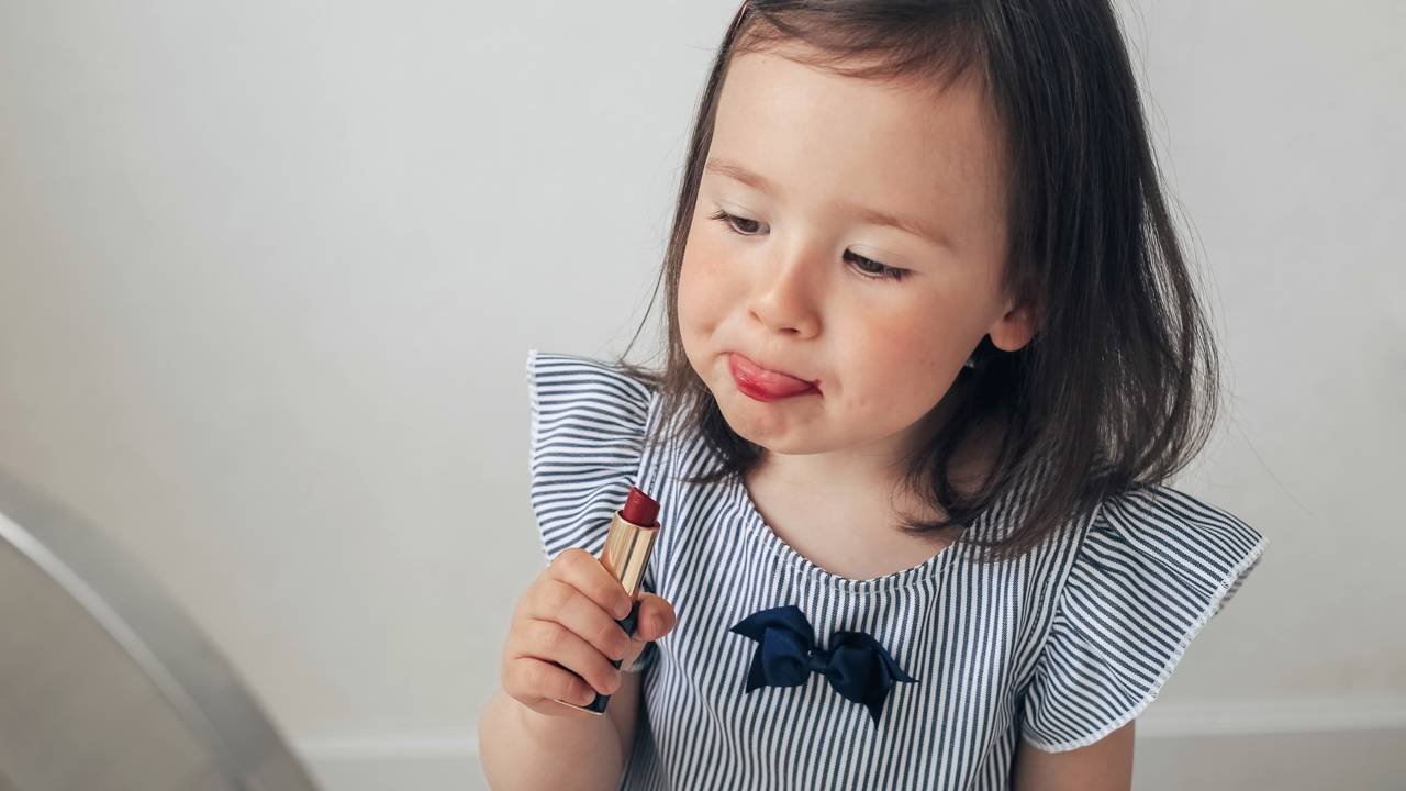 fotos de maquiagem de criança