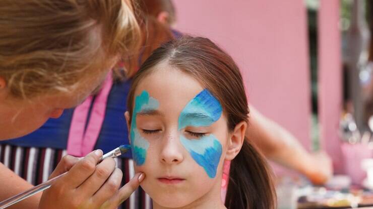 como fazer maquiagem de unicórnio infantil passo a passo