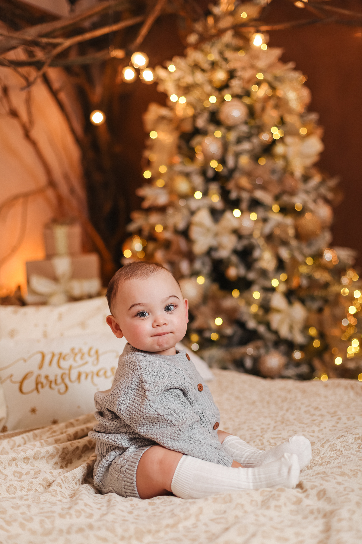 Como Montar um Cenário de Natal para Fotos de Bebê em Casa