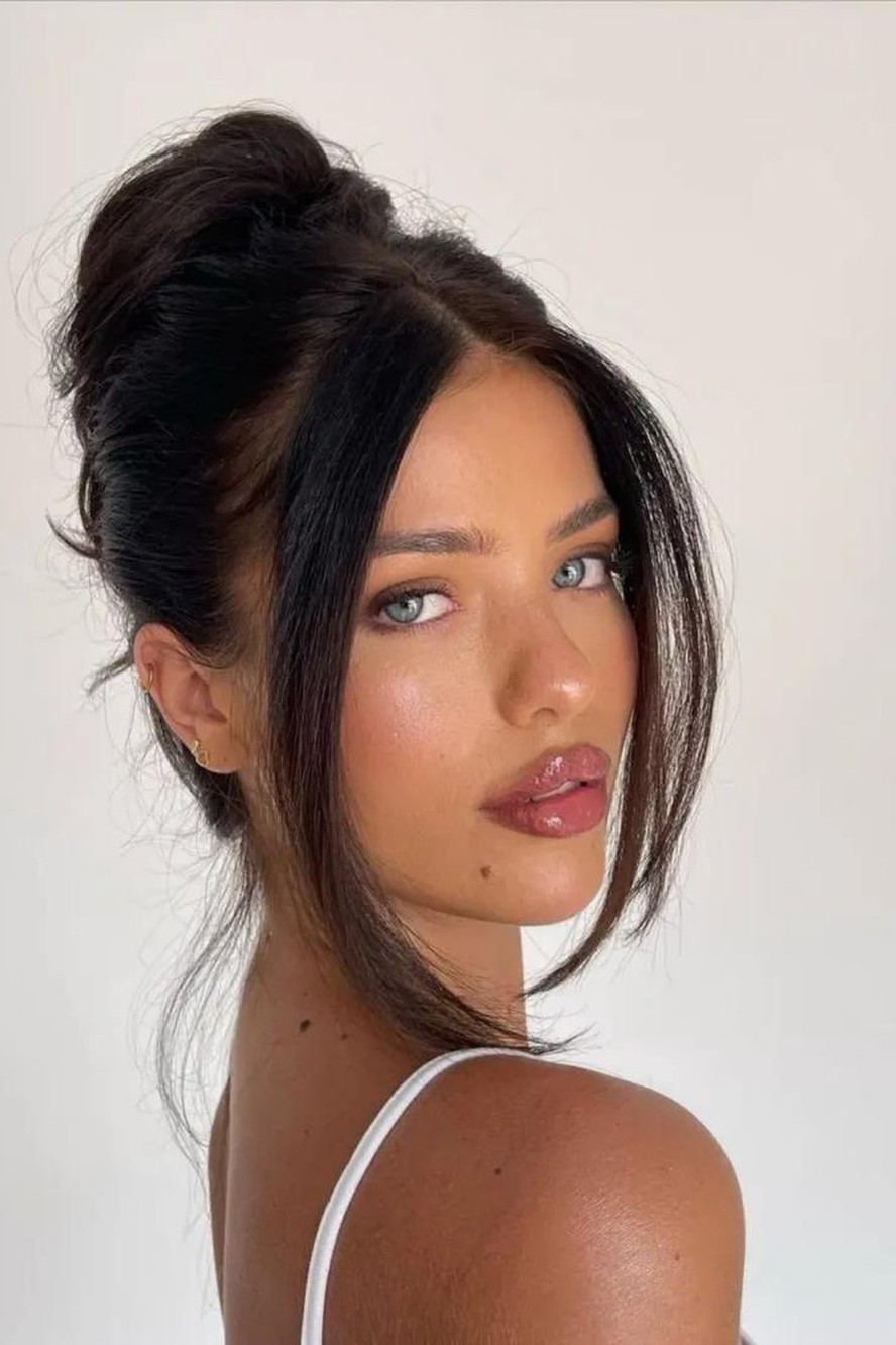 fotos de penteado de coque