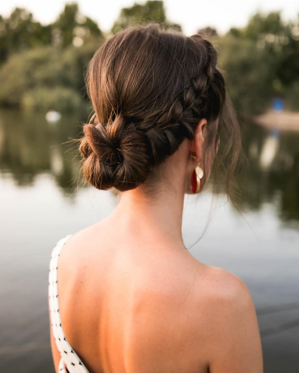 fotos de penteado de coque para casamento