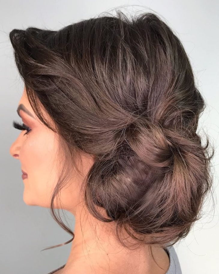 fotos de penteado de coque para casamento