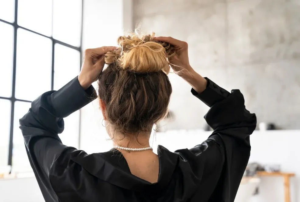 fotos de penteado de coque